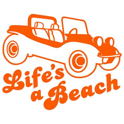 Life's a Beach Buggy Sticker