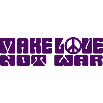 Make Love Not War Sticker