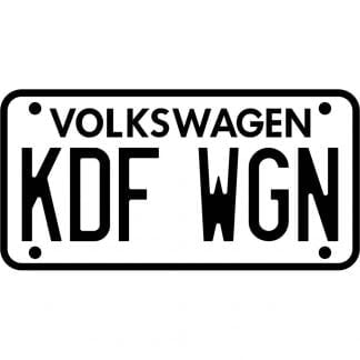 Volkswagen KDF WGN sticker