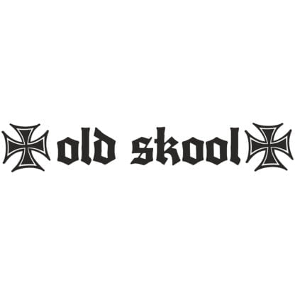 old skool sticker