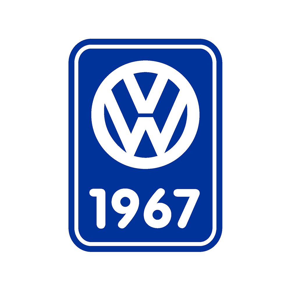 vw years sticker