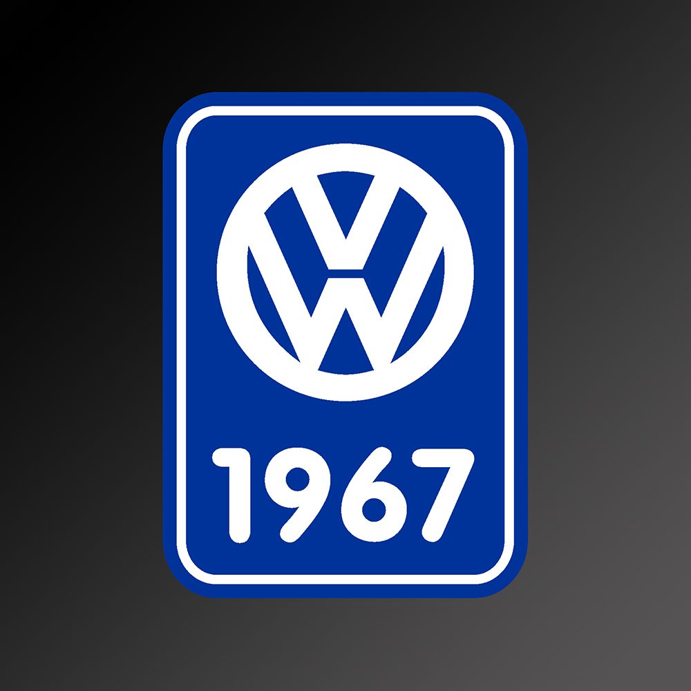 vw year 2 colour sticker