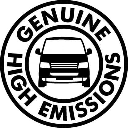 High Emissions sticker