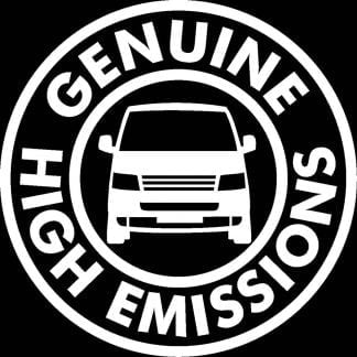 Genuine High Emissions T4 T5 Sticker