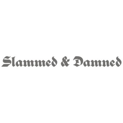Slammed and damned sticker