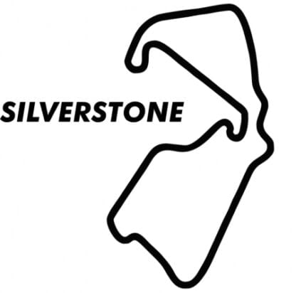 Silverstone circuit sticker