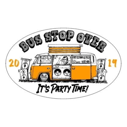 Bus Stopover 2019 sticker