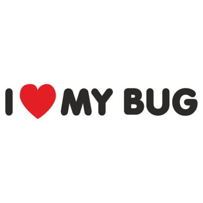 I love my VW bug sticker