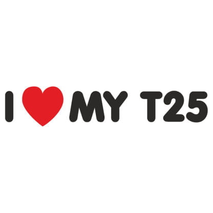 I love my VW T25 sticker