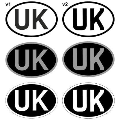 uk retro vintage car country stickers