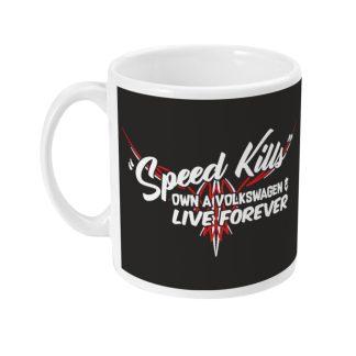 Speed Kills Volkswagen Mug Left