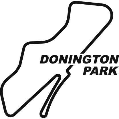 Donington park circuit sticker