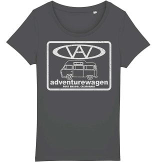 adventure wagen grey womens t shirt