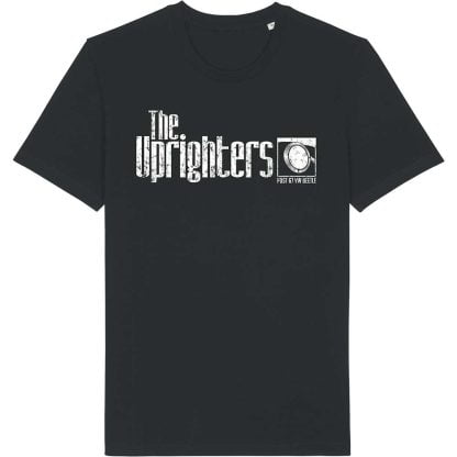 the uprighters black t shirt mens
