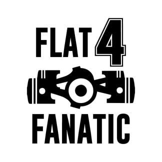 flat 4 fanatic sticker