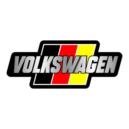 volkswagen flag sticker