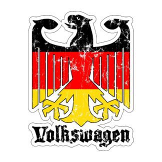 volkswagen eagle flag sticker