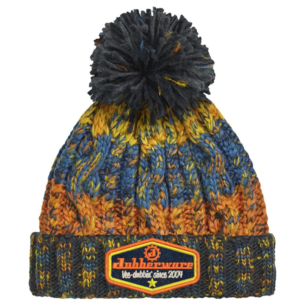 retro blues beanie