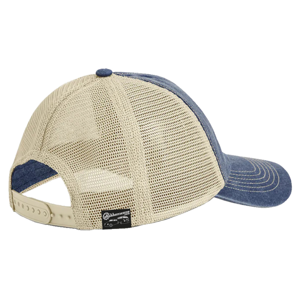 vintage denim trucker cap side