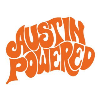 austin powered sticker